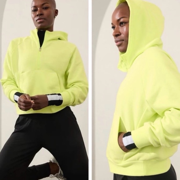 Athleta Tops - Athleta Easy Fleece Zip Hoodie XXS